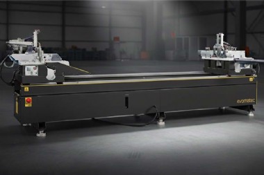 AUTOMATIC HYDRAULIC DOUBLE HEAD ALUMINUM CORNER CRIMPING MACHINE EVOA II