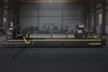 TRONZADORA RADAL DE DOS CABEZALES DE 550 MM DE DAMETRO - AUTOMATZACON CON CONTROL SERVO DE 3 EJES EVOG X